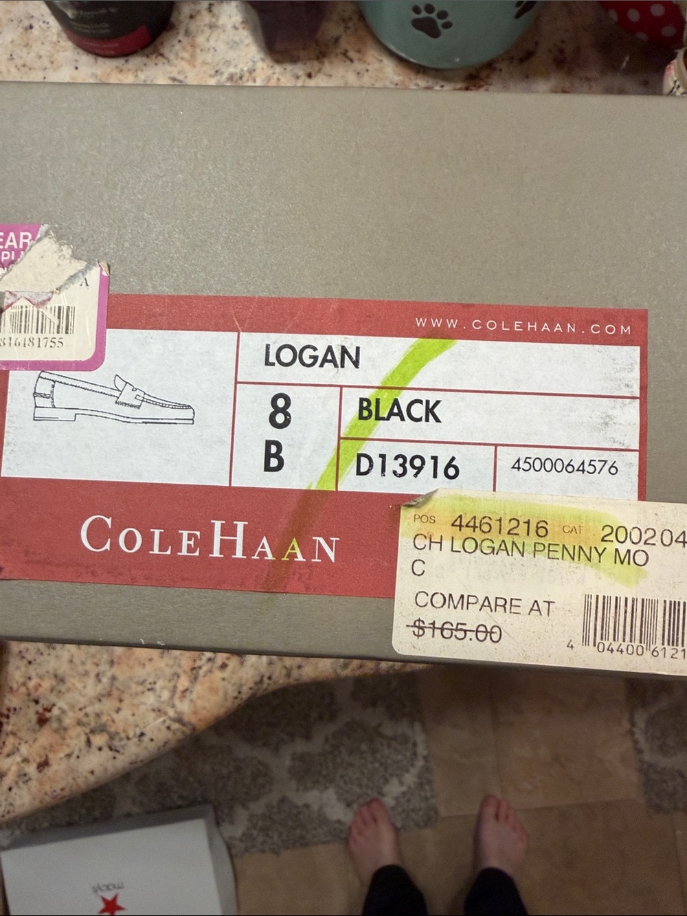 Cole Haan Logan Penny Loafers in Black
